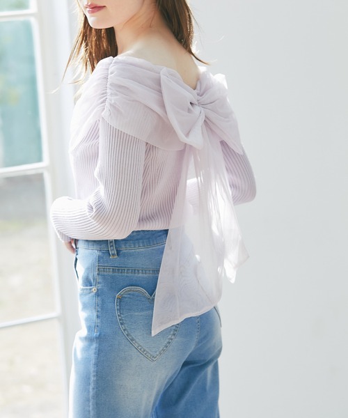 tocco closet（トッコ　クローゼット）の「【Ｓ・Ｍサイズ展開】ハートポケットデニムパンツ（デニムパンツ・レディース・ブルー/インディゴブルー・M/S）」の9枚目の写真