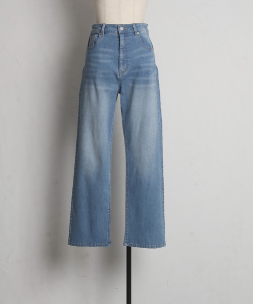 tocco closet（トッコ　クローゼット）の「【Ｓ・Ｍサイズ展開】ハートポケットデニムパンツ（デニムパンツ・レディース・ブルー/インディゴブルー・M/S）」の12枚目の写真