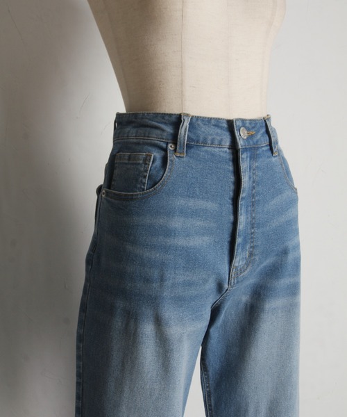 tocco closet（トッコ　クローゼット）の「【Ｓ・Ｍサイズ展開】ハートポケットデニムパンツ（デニムパンツ・レディース・ブルー/インディゴブルー・M/S）」の17枚目の写真