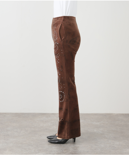 Oriens JOURNAL STANDARD（オリエンス ジャーナルスタンダード）の「【Praying/プレイング】 Velvet Flared Pants PRAY240 08- BROWN（その他パンツ・レディース・ブラウン・X-SMALL）」の18枚目の写真