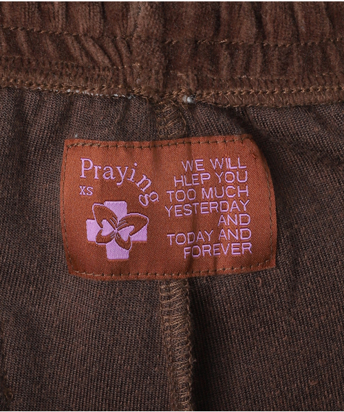 Oriens JOURNAL STANDARD（オリエンス ジャーナルスタンダード）の「【Praying/プレイング】 Velvet Flared Pants PRAY240 08- BROWN（その他パンツ・レディース・ブラウン・X-SMALL）」の8枚目の写真