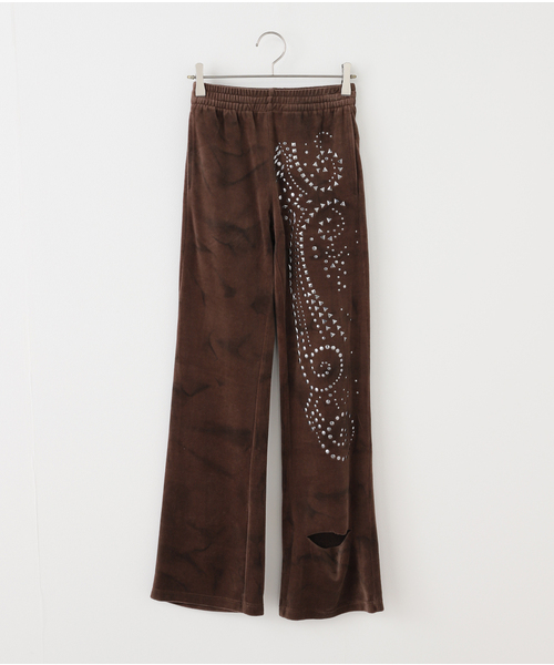 Oriens JOURNAL STANDARD（オリエンス ジャーナルスタンダード）の「【Praying/プレイング】 Velvet Flared Pants PRAY240 08- BROWN（その他パンツ・レディース・ブラウン・X-SMALL）」の11枚目の写真
