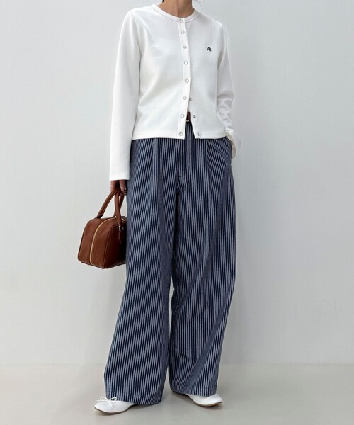 GEVACO(ゲバコ)の「【GEVACO/ゲバコ】《セットアップ対応》タックロングパンツ(その他パンツ・レディース・ブルー系その他/ブルー系その他2・36/38)」の3枚目の写真