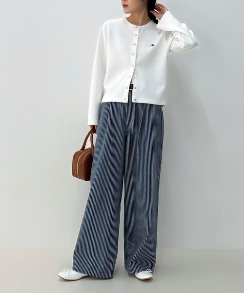 GEVACO(ゲバコ)の「【GEVACO/ゲバコ】《セットアップ対応》タックロングパンツ(その他パンツ・レディース・ブルー系その他/ブルー系その他2・36/38)」の4枚目の写真