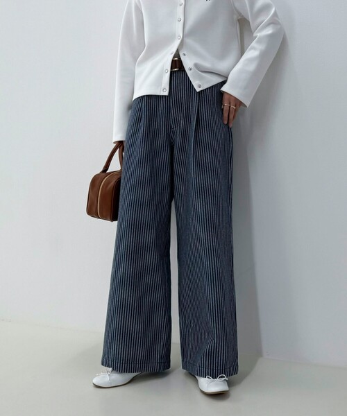 GEVACO(ゲバコ)の「【GEVACO/ゲバコ】《セットアップ対応》タックロングパンツ(その他パンツ・レディース・ブルー系その他/ブルー系その他2・36/38)」の10枚目の写真