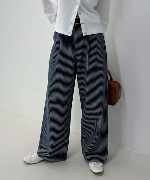 GEVACO(ゲバコ)の「【GEVACO/ゲバコ】《セットアップ対応》タックロングパンツ(その他パンツ・レディース・ブルー系その他/ブルー系その他2・36/38)」の11枚目の写真