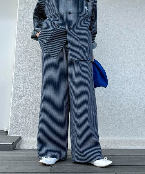 GEVACO(ゲバコ)の「【GEVACO/ゲバコ】《セットアップ対応》タックロングパンツ(その他パンツ・レディース・ブルー系その他/ブルー系その他2・36/38)」の18枚目の写真