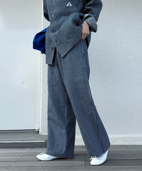 GEVACO(ゲバコ)の「【GEVACO/ゲバコ】《セットアップ対応》タックロングパンツ(その他パンツ・レディース・ブルー系その他/ブルー系その他2・36/38)」の20枚目の写真