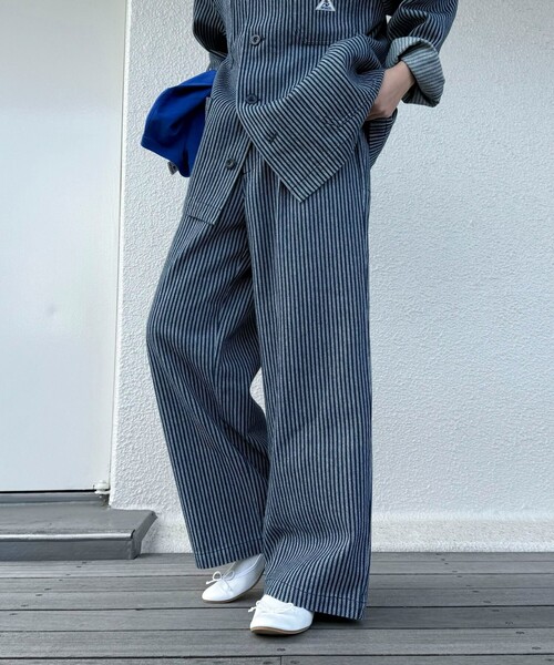 GEVACO(ゲバコ)の「【GEVACO/ゲバコ】《セットアップ対応》タックロングパンツ(その他パンツ・レディース・ブルー系その他/ブルー系その他2・36/38)」の21枚目の写真