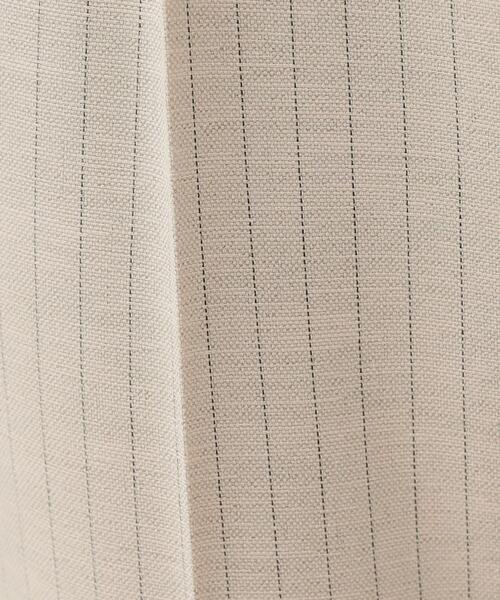 INDIVI（インディヴィ）の「【こなれSETUP／ストライプ柄】リネンライクテーパードパンツ（その他パンツ・レディース・チャコール/アイボリー系2・03/05/12/13/15 /19/36/38/40）」の7枚目の写真