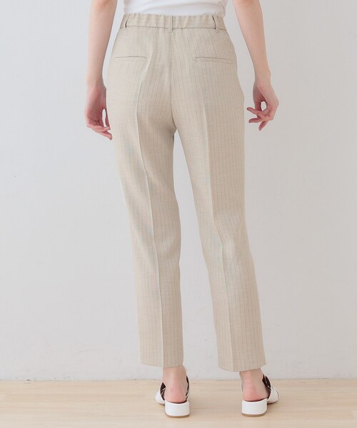 INDIVI（インディヴィ）の「【こなれSETUP／ストライプ柄】リネンライクテーパードパンツ（その他パンツ・レディース・チャコール/アイボリー系2・03/05/12/13/15 /19/36/38/40）」の14枚目の写真