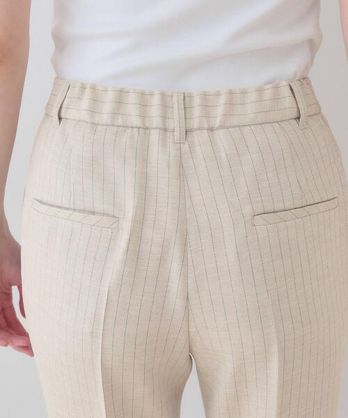 INDIVI（インディヴィ）の「【こなれSETUP／ストライプ柄】リネンライクテーパードパンツ（その他パンツ・レディース・チャコール/アイボリー系2・03/05/12/13/15 /19/36/38/40）」の16枚目の写真