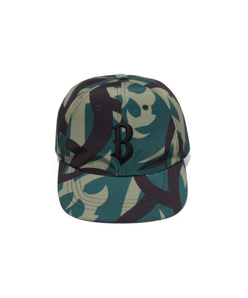 A BATHING APE（アベイシングエイプ）の「TRIAL CAMO CAP（キャップ・メンズ・ベージュ/グリーン・FREE）」の4枚目の写真