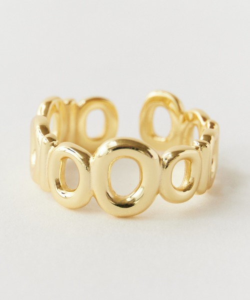 blatto(ブラット)の「blatto/ブラット 輪っか デザイン リング フリーサイズ bla-ring-00584 秋物 秋服 2026年秋冬(リング・レディース・ゴールド・FREE)」の6枚目の写真