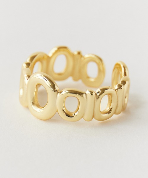 blatto(ブラット)の「blatto/ブラット 輪っか デザイン リング フリーサイズ bla-ring-00584 秋物 秋服 2026年秋冬(リング・レディース・ゴールド・FREE)」の2枚目の写真