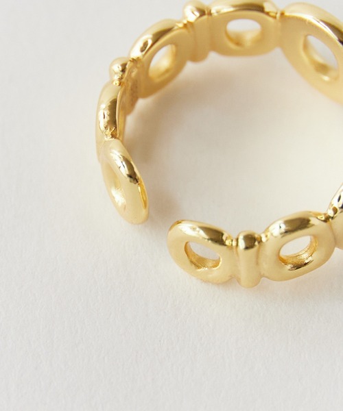 blatto(ブラット)の「blatto/ブラット 輪っか デザイン リング フリーサイズ bla-ring-00584 秋物 秋服 2026年秋冬(リング・レディース・ゴールド・FREE)」の5枚目の写真