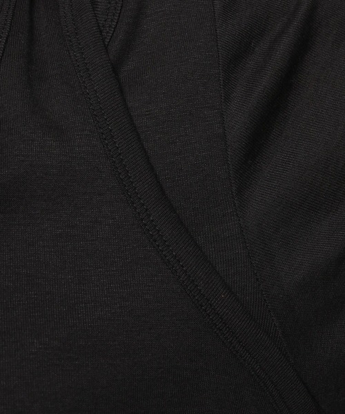 niko and...（ニコアンド）の「タンクレイヤードTシャツ（Tシャツ/カットソー・レディース・ブラック/オフホワイト/グレー・FREE）」の20枚目の写真