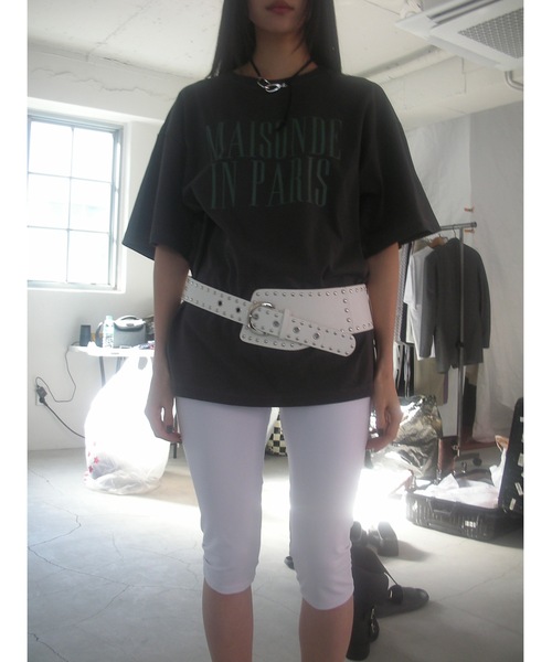 Didot.showroom（ディドット ショールーム）の「"IN PARIS" TEE（Tシャツ/カットソー・レディース・ホワイト/チャコールグレー/ヘザーグレー・FREE）」の12枚目の写真