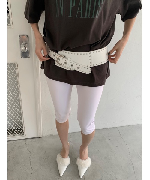 Didot.showroom（ディドット ショールーム）の「"IN PARIS" TEE（Tシャツ/カットソー・レディース・ホワイト/チャコールグレー/ヘザーグレー・FREE）」の11枚目の写真