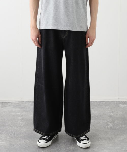 PARANOID(パラノイド)の「【PARANOID / パラノイド】タタミ バギー デニム(デニムパンツ・メンズ・グリーン/ブラック・LARGE/MEDIUM/SMALL)」の6枚目の写真