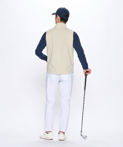 le coq sportif GOLF（ルコックスポルティフゴルフ）の「【NEW BASIC】2WAYブルゾン（ブルゾン・メンズ・ベージュ/ネイビー・M/L/XL/3L）」の16枚目の写真