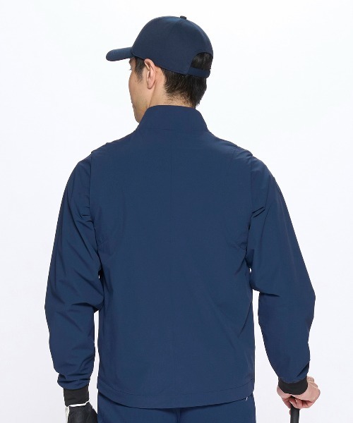 le coq sportif GOLF（ルコックスポルティフゴルフ）の「【NEW BASIC】2WAYブルゾン（ブルゾン・メンズ・ベージュ/ネイビー・M/L/XL/3L）」の20枚目の写真