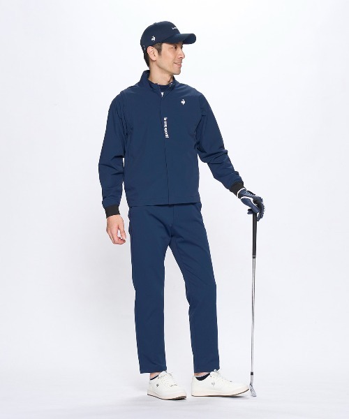 le coq sportif GOLF（ルコックスポルティフゴルフ）の「【NEW BASIC】2WAYブルゾン（ブルゾン・メンズ・ベージュ/ネイビー・M/L/XL/3L）」の22枚目の写真