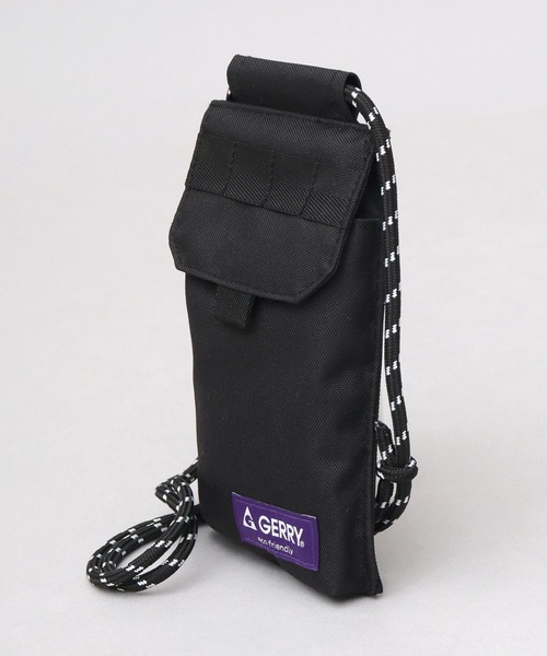 GERRY（ジェリー）の「撥水加工 リサイクルポリエステル（REPREVE） スマホ マルチミニショルダーバッグ（ショルダーバッグ・メンズ・マルチ/ブラック/ベージュ/グレー・FREE）」の7枚目の写真