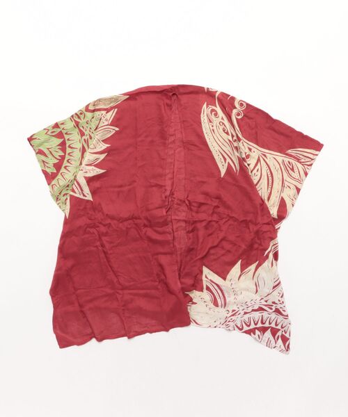 チャイハネ（チャイハネ）の「【チャイハネ】グラリスUVパレオストール 巾着ポーチ付き（ストール/ショール・レディース・ベージュ/マスタード/ライトグレー/レンガ/ブラック/ターコイズブルー・FREE）」の6枚目の写真