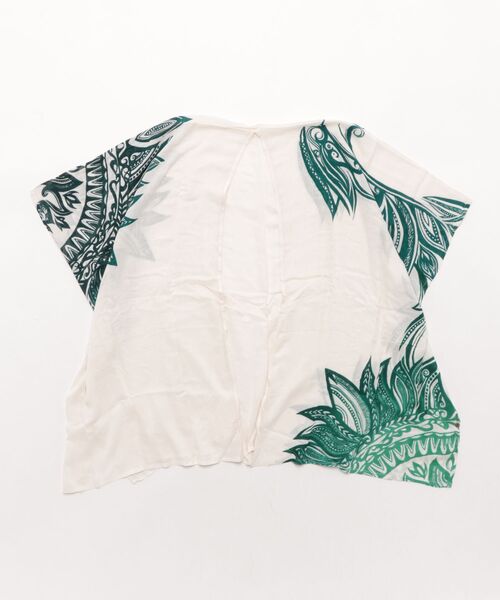 チャイハネ（チャイハネ）の「【チャイハネ】グラリスUVパレオストール 巾着ポーチ付き（ストール/ショール・レディース・ベージュ/マスタード/ライトグレー/レンガ/ブラック/ターコイズブルー・FREE）」の2枚目の写真