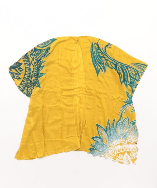 チャイハネ（チャイハネ）の「【チャイハネ】グラリスUVパレオストール 巾着ポーチ付き（ストール/ショール・レディース・ベージュ/マスタード/ライトグレー/レンガ/ブラック/ターコイズブルー・FREE）」の5枚目の写真