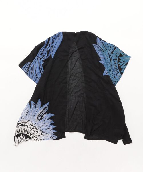 チャイハネ（チャイハネ）の「【チャイハネ】グラリスUVパレオストール 巾着ポーチ付き（ストール/ショール・レディース・ベージュ/マスタード/ライトグレー/レンガ/ブラック/ターコイズブルー・FREE）」の7枚目の写真