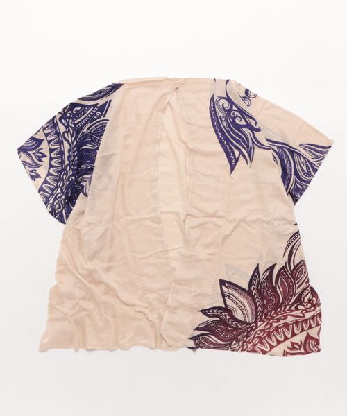 チャイハネ（チャイハネ）の「【チャイハネ】グラリスUVパレオストール 巾着ポーチ付き（ストール/ショール・レディース・ベージュ/マスタード/ライトグレー/レンガ/ブラック/ターコイズブルー・FREE）」の11枚目の写真