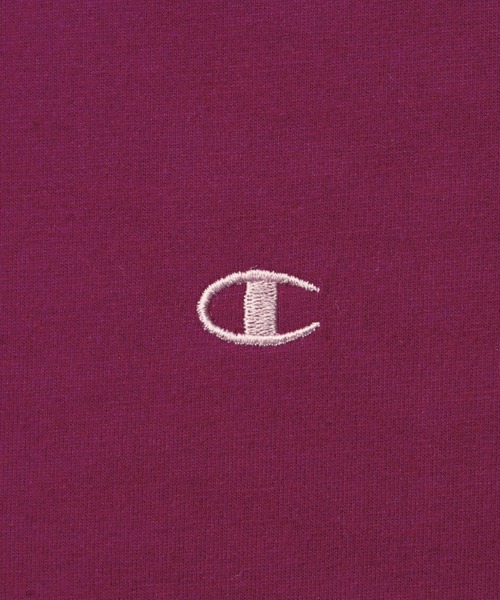 Champion(チャンピオン)の「<champion/UNDOVE>【吸水速乾/接触冷感/UVカット/ストレッチ/サマーTシャツ/チャンピオン/カジュアルTシャツ/スポーティ】配色ラインTシャツ(Tシャツ/カットソー・レディース・ネイビー/ボルドー/ホワイト・MEDIUM/LARGE/X-LARGE)」の12枚目の写真