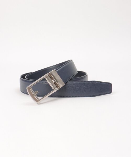 ikka（イッカ）の「３５ｍｍサフィアーノキーリットベルト（ベルト・メンズ・ブラック/ダークブラウン/ネイビー・FREE）」の3枚目の写真