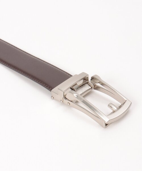 ikka（イッカ）の「３５ｍｍサフィアーノキーリットベルト（ベルト・メンズ・ブラック/ダークブラウン/ネイビー・FREE）」の9枚目の写真