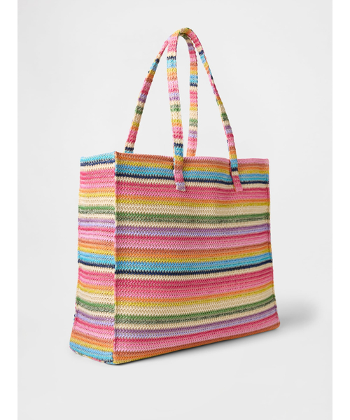 GAP(ギャップ)の「レインボー ストロー トートバッグ(トートバッグ・レディース・マルチ・ONE SIZE)」の6枚目の写真