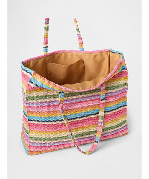 GAP(ギャップ)の「レインボー ストロー トートバッグ(トートバッグ・レディース・マルチ・ONE SIZE)」の5枚目の写真