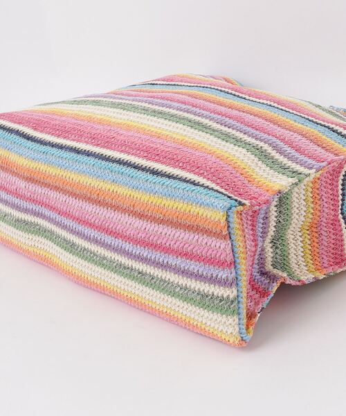 GAP(ギャップ)の「レインボー ストロー トートバッグ(トートバッグ・レディース・マルチ・ONE SIZE)」の2枚目の写真