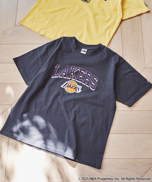 coen（コーエン）の「NBA別注 ロゴプリントTシャツ（Tシャツ/カットソー・レディース・オフホワイト/ライトブルー/ライトグレー/レッド/ダークグレー/イエロー・M/L）」の3枚目の写真