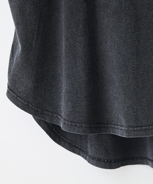 fort point(フォーポイント)の「【UNDER WRAPS/アンダーラップス】インディゴ刺繍 オーバーサイズロンT(Tシャツ/カットソー・レディース・ブラック/クリアブルー/ブルー・LARGE/MEDIUM)」の8枚目の写真