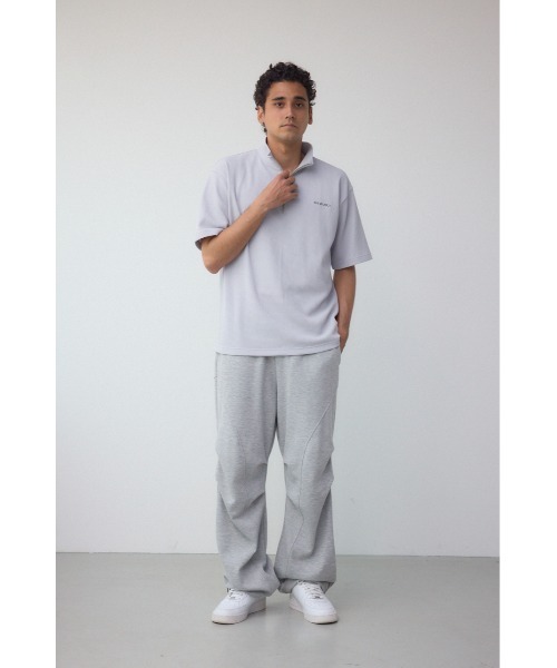 AZUL by moussy(アズールバイマウジー)の「ワッフルハーフジッププルオーバー(スウェット・メンズ・ホワイト/グリーン/グレー/ブラック・MEDIUM/LARGE)」の22枚目の写真