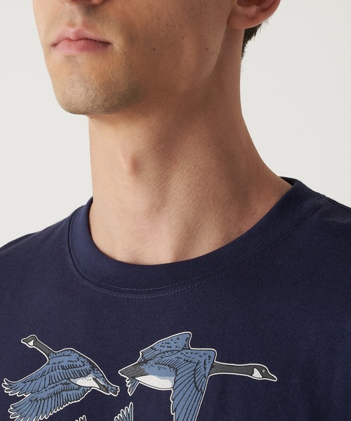 Eddie Bauer（エディーバウアー）の「グラフィックプリント Tシャツ（Tシャツ/カットソー・メンズ・ホワイト系2/ライトパープル/セージグリーン/ネイビー/ブラウン/ブラック/ホワイト系1/コーラル・L/M/XXL/XL/S）」の22枚目の写真