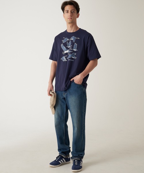 Eddie Bauer（エディーバウアー）の「グラフィックプリント Tシャツ（Tシャツ/カットソー・メンズ・ホワイト系2/ライトパープル/セージグリーン/ネイビー/ブラウン/ブラック/ホワイト系1/コーラル・L/M/XXL/XL/S）」の19枚目の写真