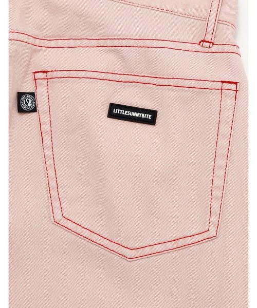 Little sunny bite(リトルサニーバイト)の「【8】【it】【Little sunny bite】twill pants(その他パンツ・レディース・ブルー/ピンク/ブラック・MEDIUM/SMALL)」の15枚目の写真