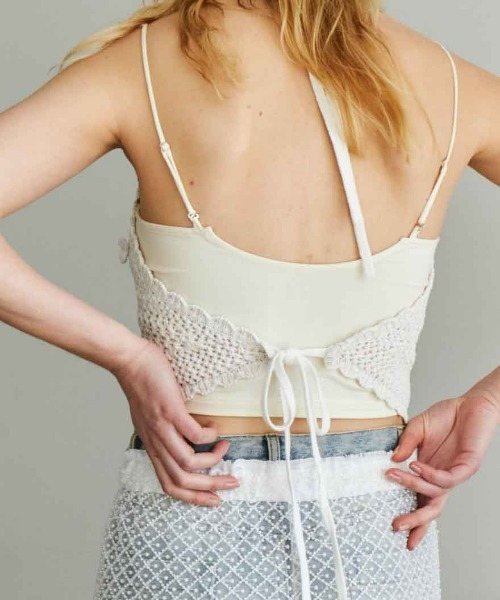 メゾンスペシャル ビスチェ Motif Bustier/モチーフビスチェ【MAISON SPECIAL/メゾン