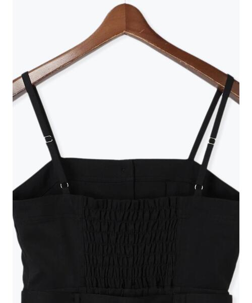 Te chichi TERRASSE（テチチテラス）の「フロントボタンサロペット《2025spring catalog item》（サロペット/オーバーオール・レディース・モカ/オフホワイト/ブラック・F）」の5枚目の写真