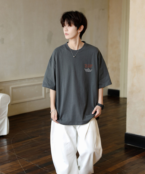 neos(ネオス)の「【neos】PENNY WISE ペニーワイズ ルーズシルエット ビンテージライク ユーズド風 プリント Tシャツ メンズ レディース ユニセックス(Tシャツ/カットソー・メンズ・ホワイト系1/ホワイト系2/グレー系2/グレー系1・X-LARGE/LARGE/MEDIUM)」の10枚目の写真
