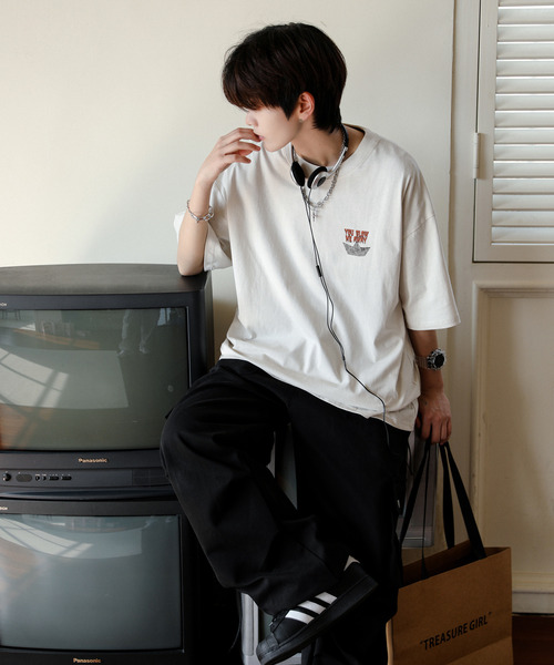 neos(ネオス)の「【neos】PENNY WISE ペニーワイズ ルーズシルエット ビンテージライク ユーズド風 プリント Tシャツ メンズ レディース ユニセックス(Tシャツ/カットソー・メンズ・ホワイト系1/ホワイト系2/グレー系2/グレー系1・X-LARGE/LARGE/MEDIUM)」の17枚目の写真