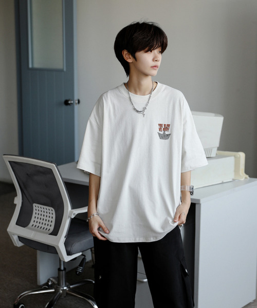 neos(ネオス)の「【neos】PENNY WISE ペニーワイズ ルーズシルエット ビンテージライク ユーズド風 プリント Tシャツ メンズ レディース ユニセックス(Tシャツ/カットソー・メンズ・ホワイト系1/ホワイト系2/グレー系2/グレー系1・X-LARGE/LARGE/MEDIUM)」の18枚目の写真